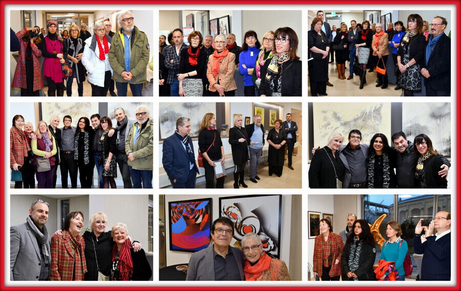 VERNISSAGE A LA CHAMBRE DES SALARIES 11 MARS 2020 (EXPO N°85)