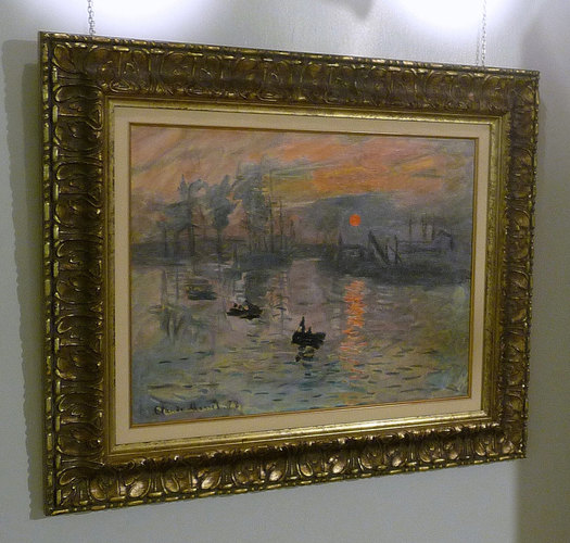 Impression soleil levant   (Claude Monet)                      